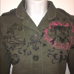 Morbid Threads Vintage Utility Jacket Size Small